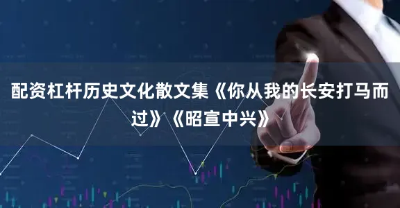 配资杠杆历史文化散文集《你从我的长安打马而过》《昭宣中兴》